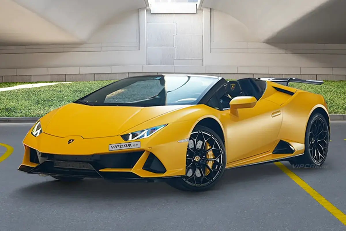 Lamborghini Huracan evo spyder  FROM 2855  TO 3399 AED /Day