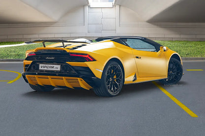 Lamborghini Huracan evo spyder  FROM 2855  TO 3399 AED /Day