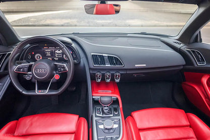 Audi R8 V10 Spyder FROM 1210  TO 1599 AED /Day