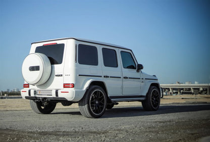 Mercedes G63 White SUV Cars 1699 AED Daily