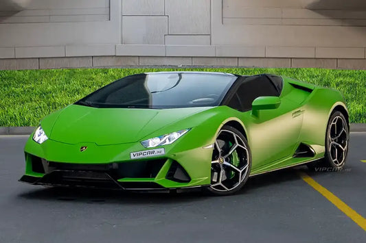 Lamborghini Huracan Evo Spyder FROM 2855  TO 3399 AED /Day