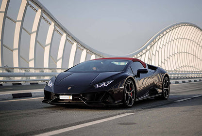 Lamborghini Evo Spyder Black Exotic Cars 2799 AED